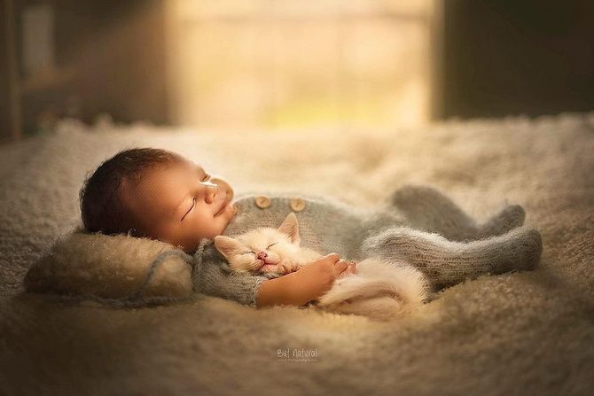 New Year’s photo session of a baby – ideas for touching baby photos 19