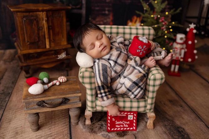 Neujahrsfotosession eines Babys – Ideen für berührende Babyfotos 26