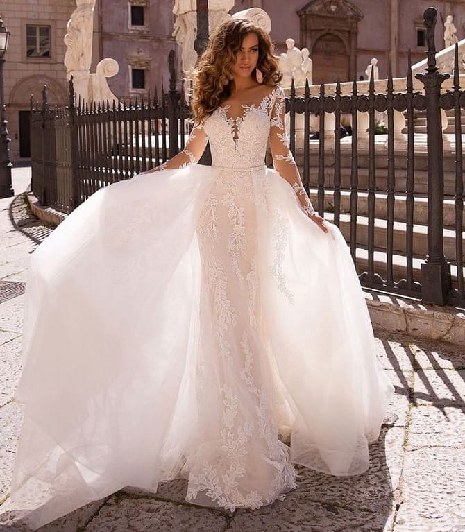 Fashionable wedding dresses 2023: the main trends of the season 1