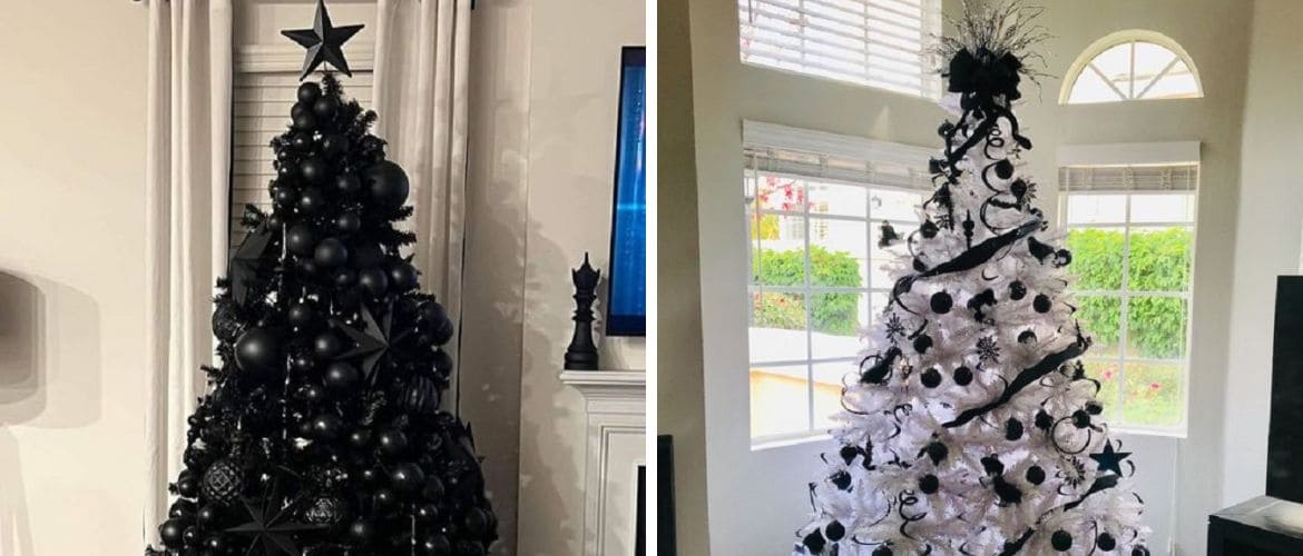How to decorate a Christmas tree in black for 2023 of the Black Rabbit