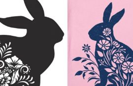 Vytynanki for the Year of the Rabbit 2023: beautiful templates and stencils for printing