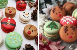 How to decorate macaroons for the New Year 2024: beautiful ideas with photos