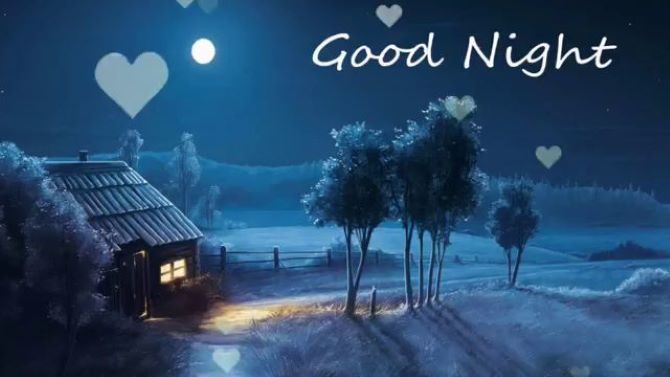 Good night: positive pictures with good night wishes 35