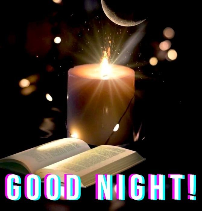 Good night: positive pictures with good night wishes 23