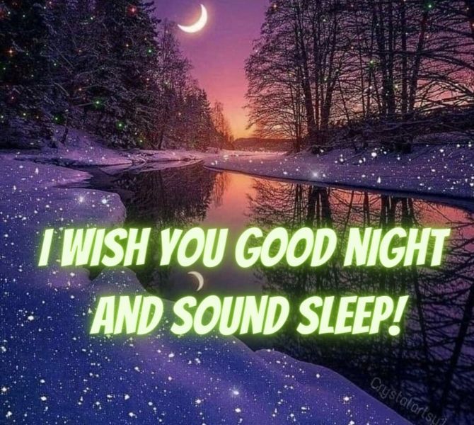 Good night: positive pictures with good night wishes 13