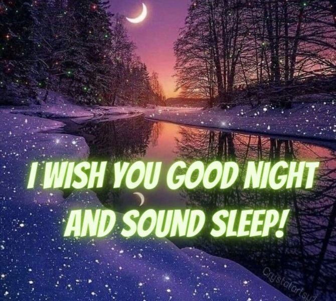 Good night: positive pictures with good night wishes 21