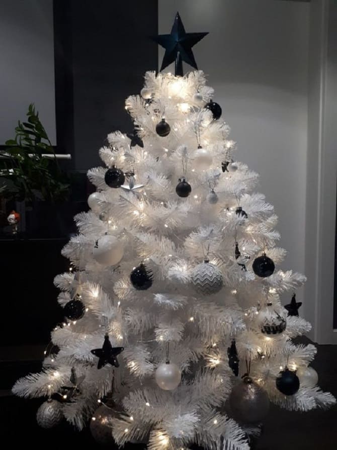 How to decorate a Christmas tree in black for 2023 of the Black Rabbit 9