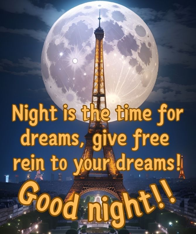 Good night: positive pictures with good night wishes 2