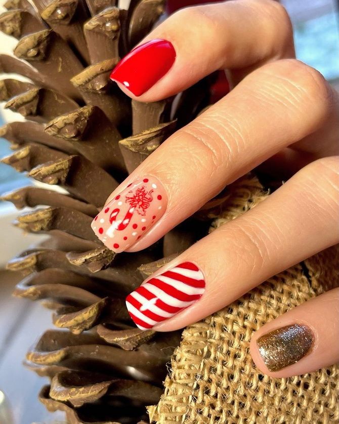 Christmas Manicure 2023: Beautiful Party Design Ideas 5