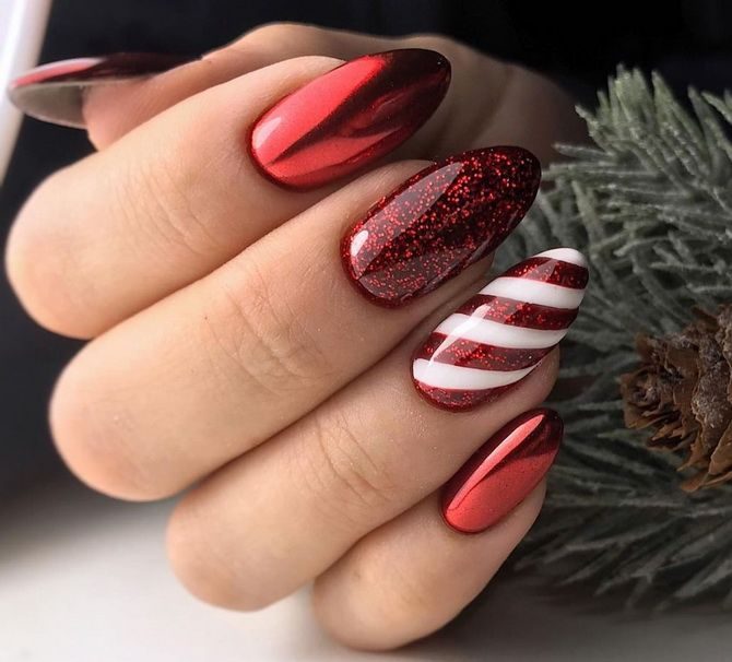 Christmas Manicure 2023: Beautiful Party Design Ideas 6