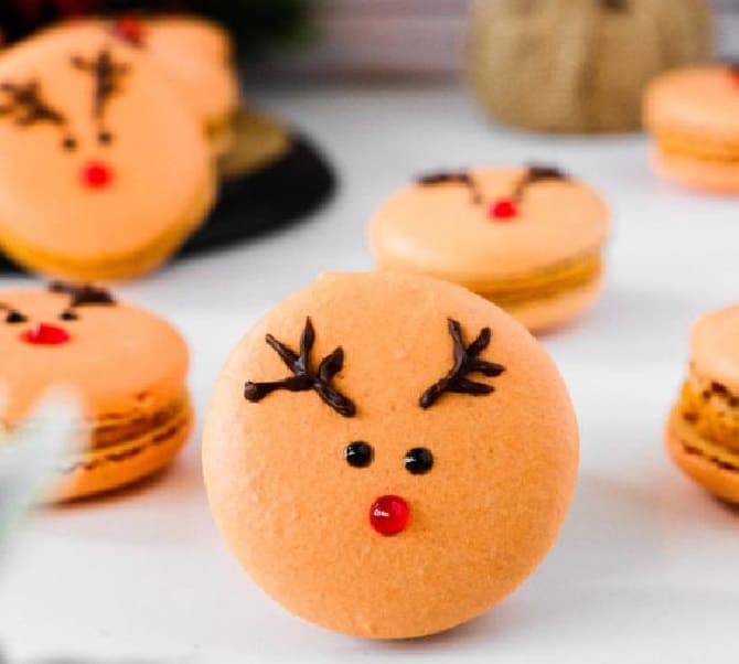 How to decorate macaroons for the New Year 2024: beautiful ideas with photos 2