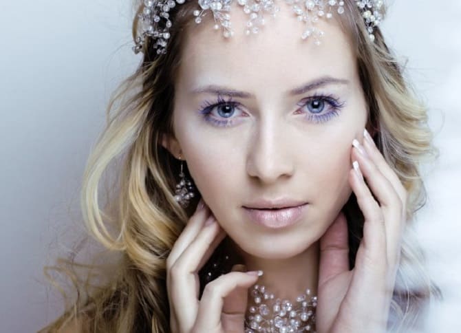 How to make Snow Maiden makeup for the New Year: fresh ideas 9