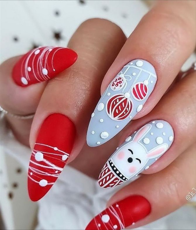 Christmas Manicure 2023: Beautiful Party Design Ideas 8