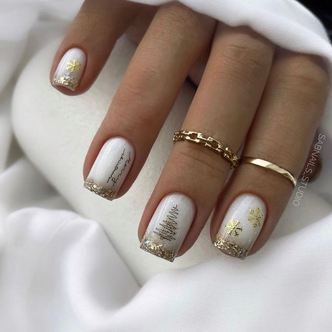 Christmas Manicure 2023: Beautiful Party Design Ideas 43