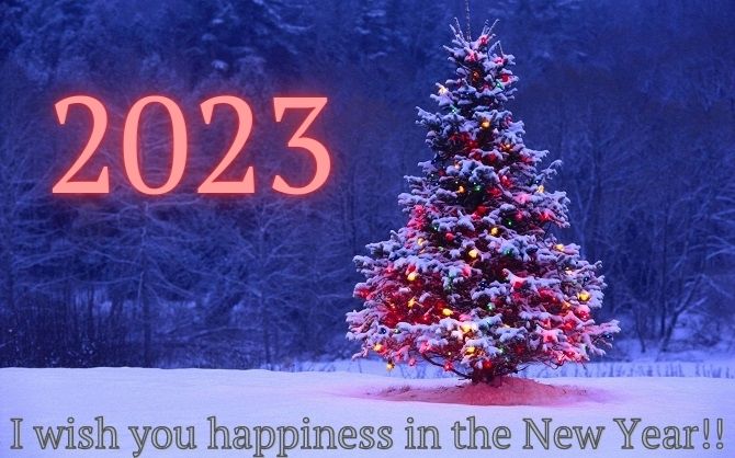 Congratulations on the New Year 2023: cool pictures, prose, poems 2