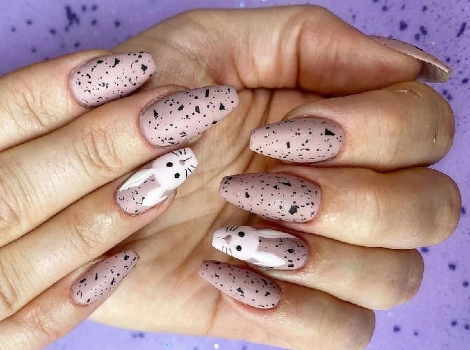 15+ Bunny Manicure Ideas for New Year 2023 1