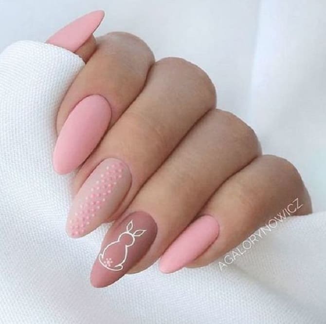 15+ Bunny Manicure Ideas for New Year 2023 4