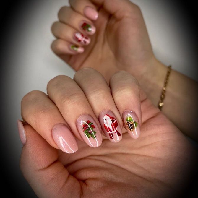 Christmas Manicure 2023: Beautiful Party Design Ideas 30