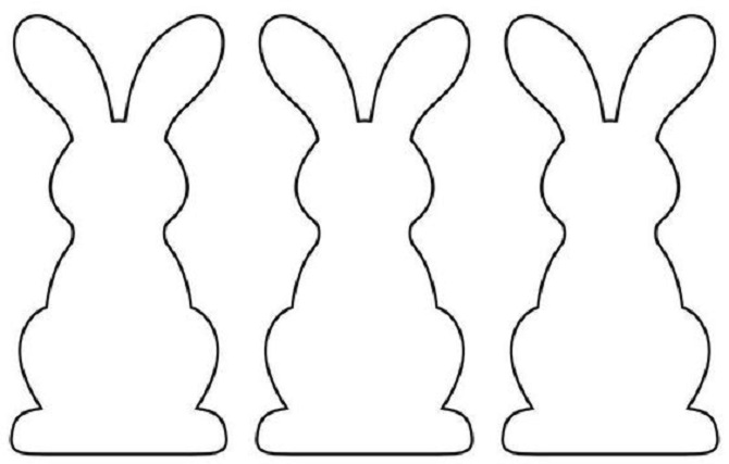 Вытынанки на год Кролика 2023: красивые шаблоны и трафареты для распечатки 12