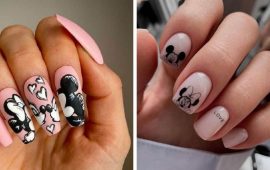 Маникюр в стиле Микки Мауса: стильные варианты дизайна ногтей