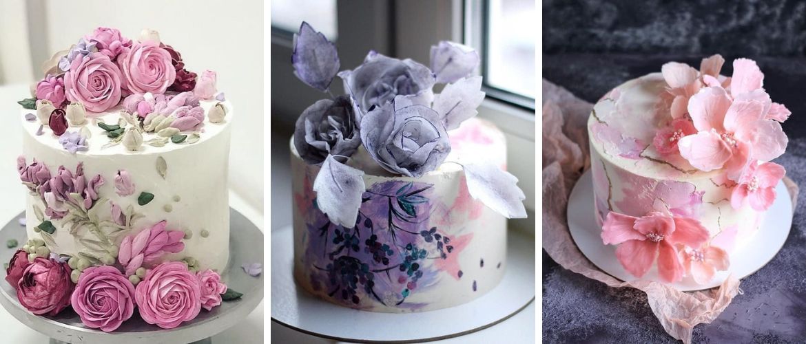 Как сделать цветы на торт в домашних условиях