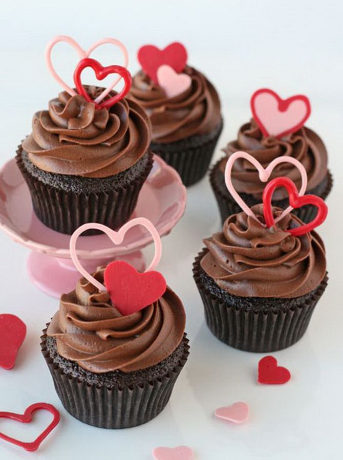 So dekorieren Sie Cupcakes schön zum Valentinstag 3