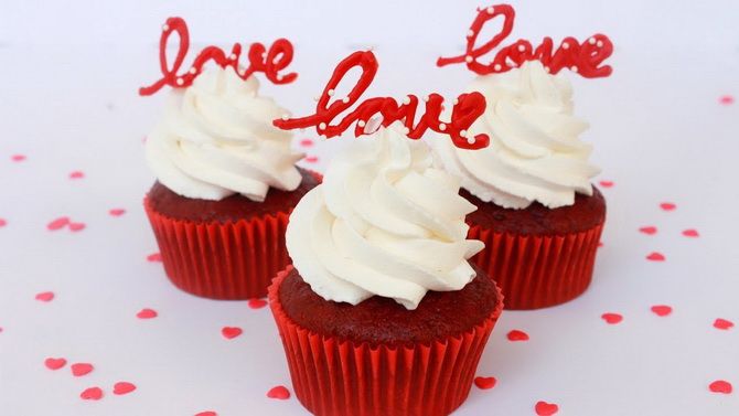 So dekorieren Sie Cupcakes schön zum Valentinstag 7