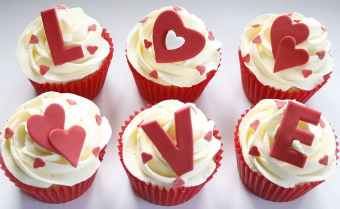 So dekorieren Sie Cupcakes schön zum Valentinstag 32