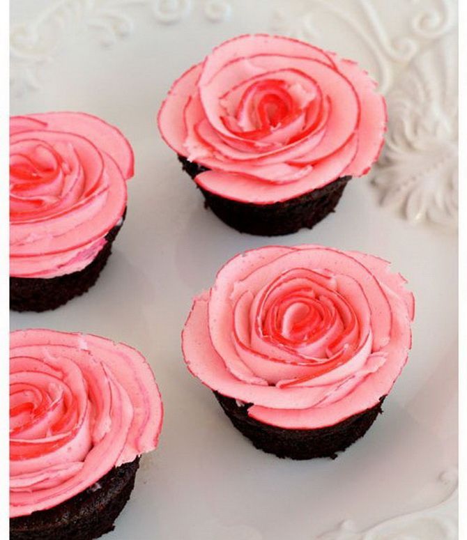 So dekorieren Sie Cupcakes schön zum Valentinstag 17