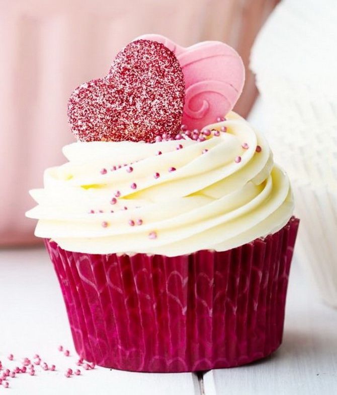 So dekorieren Sie Cupcakes schön zum Valentinstag 33