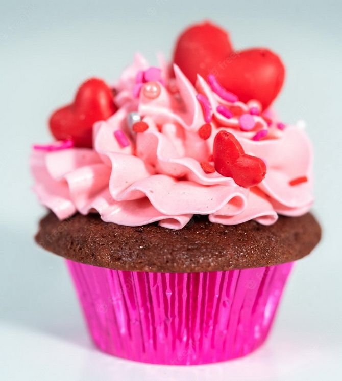 How to decorate cupcakes  for Valentine’s Day 37