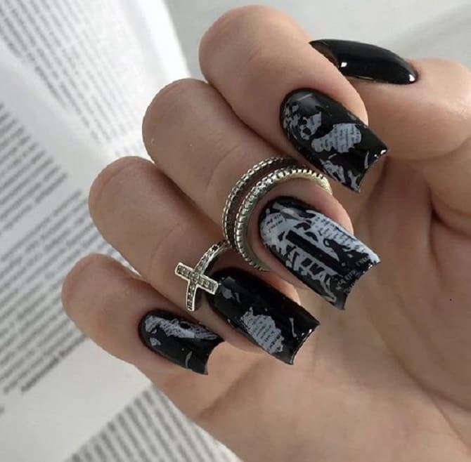 Underground manicure: new ideas for nail design 10