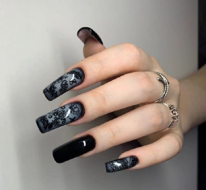 Underground manicure: new ideas for nail design 11