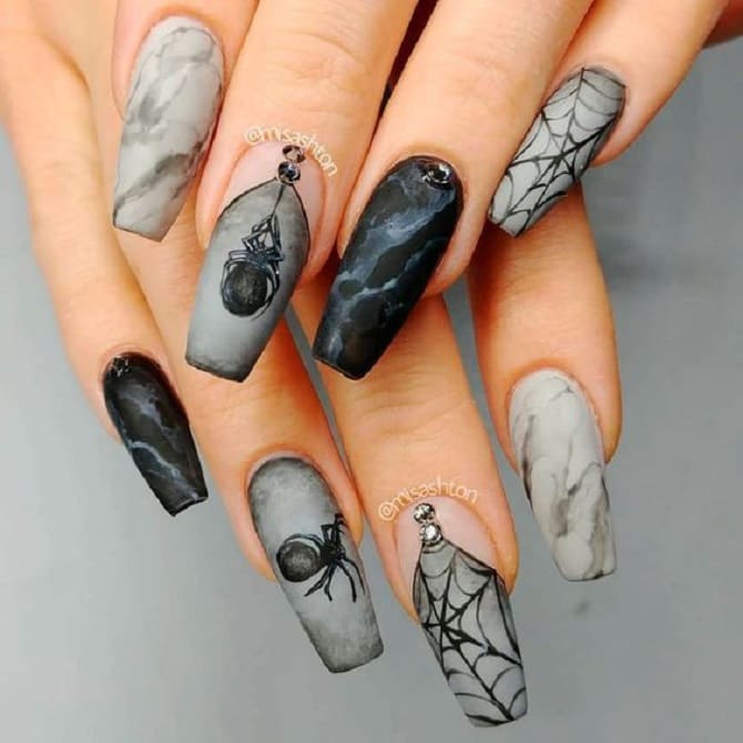 Underground manicure: new ideas for nail design 12