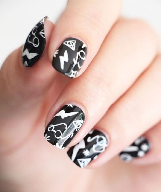 Underground manicure: new ideas for nail design 15