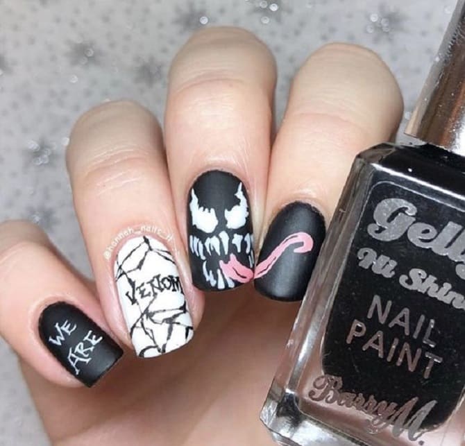 Underground manicure: new ideas for nail design 4