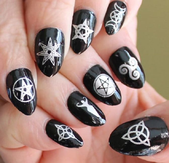 Underground manicure: new ideas for nail design 8