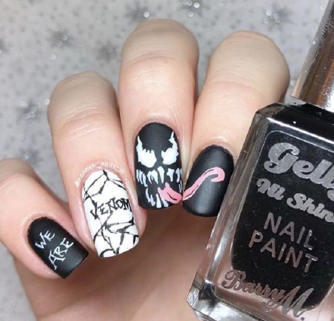 Anime Manicure: Best Ideas with Photos 18