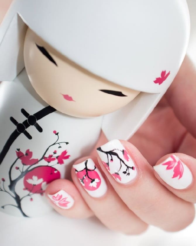 Anime Manicure: Best Ideas with Photos 19