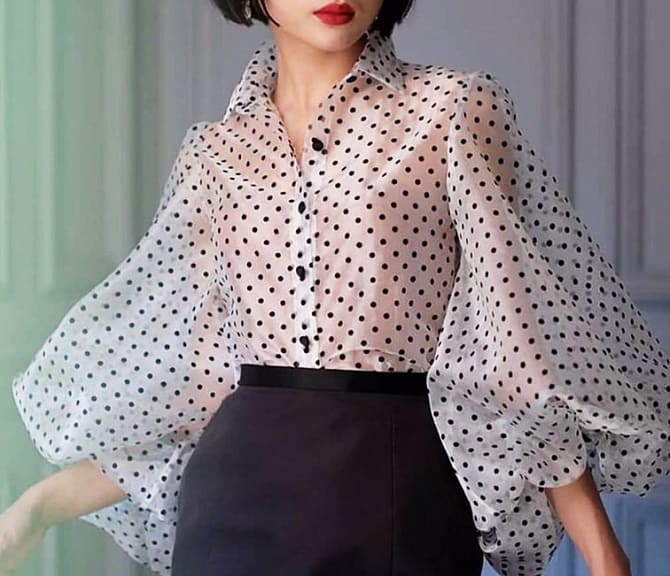 Polka dot blouses: how to wear the fashion trend of 2023 13