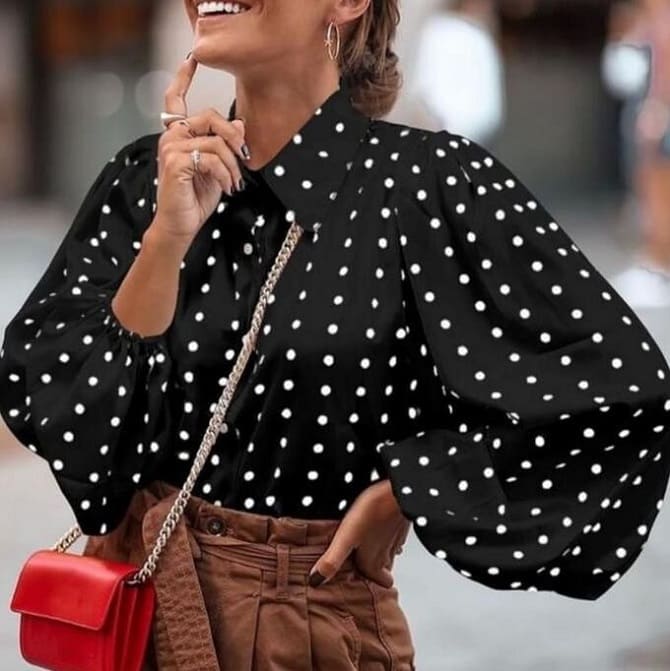 Polka dot blouses: how to wear the fashion trend of 2023 23