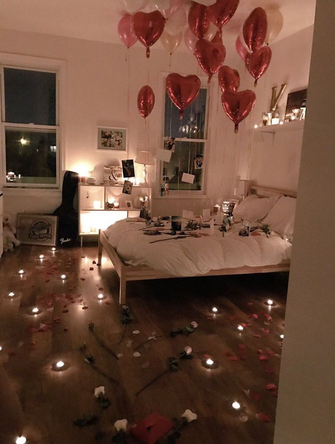Wie man ein Haus zum Valentinstag dekoriert: einfache Deko-Ideen 12