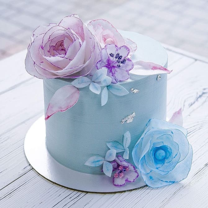 How to make cake flowers at home 12