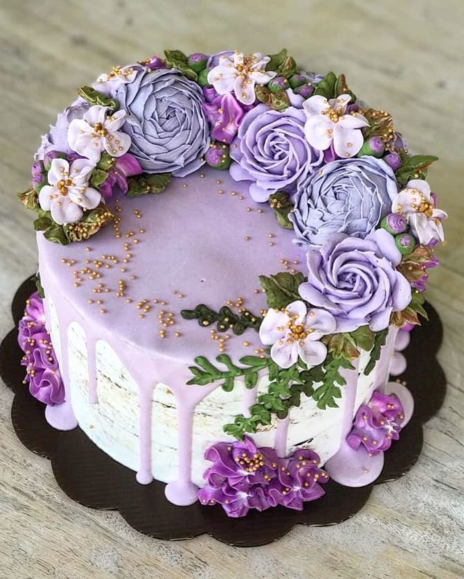 Как сделать цветы на торт в домашних условиях 5