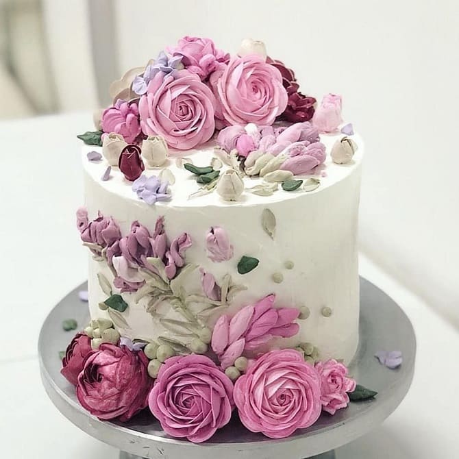 Как сделать цветы на торт в домашних условиях 7