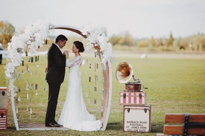15 лучших идей фотозоны на свадьбу 43