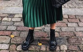 Style mistakes: what shoes can not be combined with a midi skirt