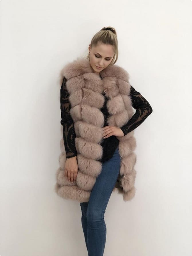 Fur vest 2023: current images for the cold season 3