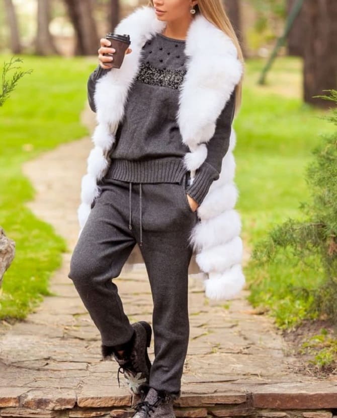Fur vest 2023: current images for the cold season 5