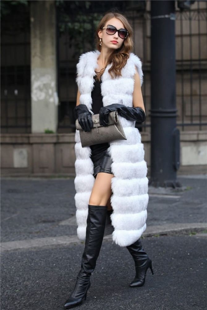 Fur vest 2023: current images for the cold season 10